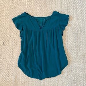 George Blue Flowy Top